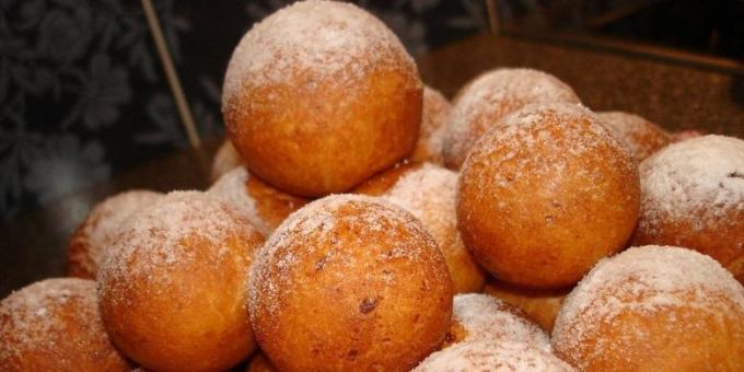 Rezepte Donuts: Donuts mit gekochter Kondensmilch