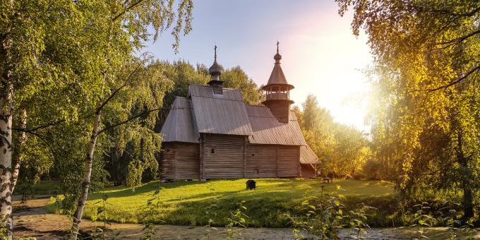 Was in Kostroma zu sehen ist: Museum für Holzarchitektur