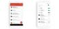 Google hat das Design von Google Mail Mobile Client aktualisiert. Jetzt ist es die gleiche wie in der Web-Version