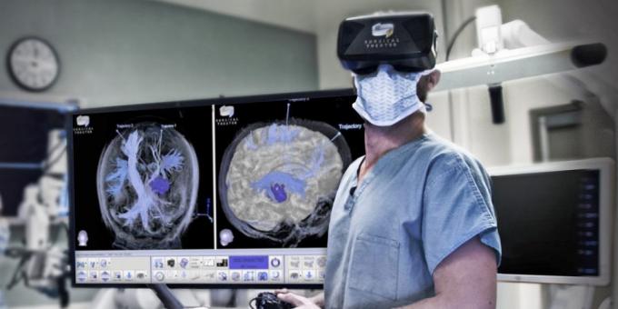 VR-Helm in der Medizin