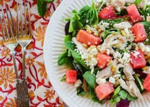 Rezepte: 5 schnelle und gesunder Salat mit Wassermelone