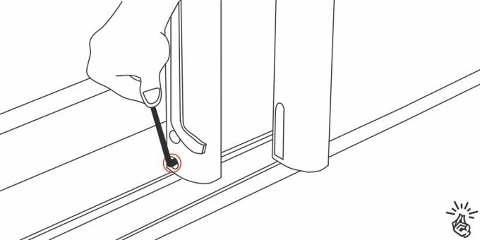 Reparatur eines Schiebeschranks: Türen schließen nicht fest