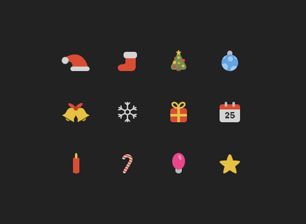 Christmas Icons von gpritiranjan