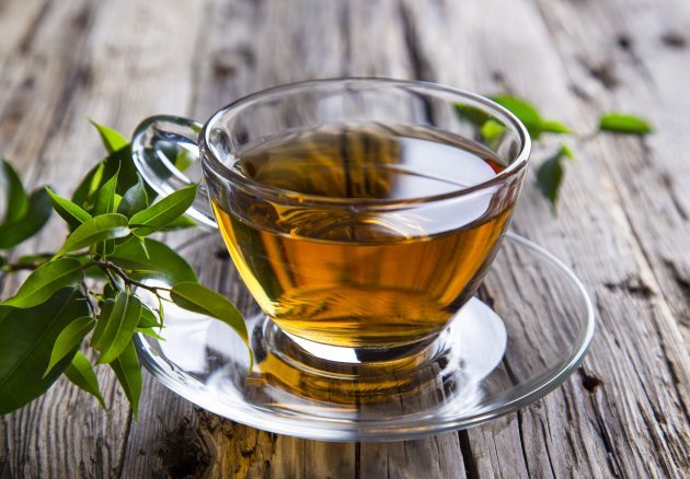Fettverbrennung Lebensmittel: grüner Tee