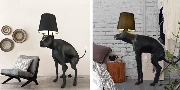 Stehlampe "Dog for business"