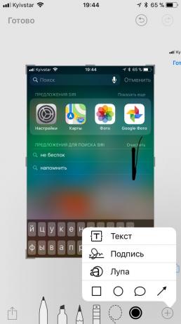 iOS 11 Innovationen: Screenshot Editor 2