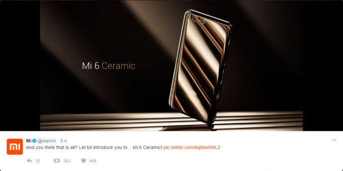 Xiaomi Mi6: Keramik Version