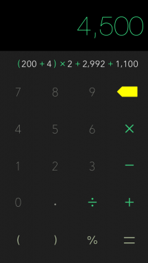 Calzy - smart und handlicher Rechner für iOS