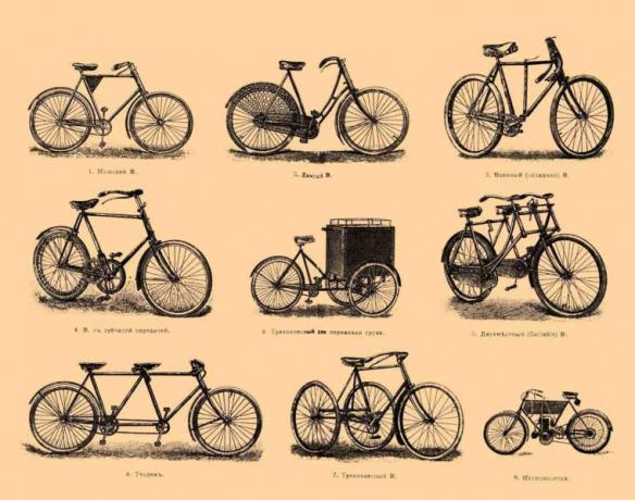 Der Prototyp des Motorrads wurde im Jahre 1818 patentiert