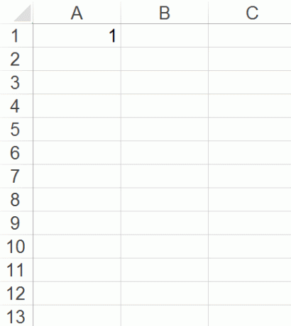 Auto-Vervollständigen Zahlen in Excel