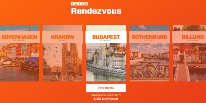 Rendezvous: Definieren Sie den Service die entsprechende Stadt