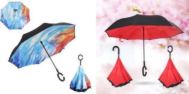 ungewöhnlicher Regenschirm