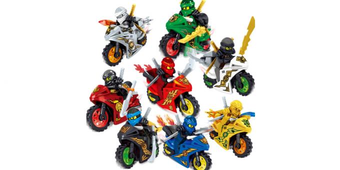 was Ihr Kind geben: Die Figuren Ninja Motorrad