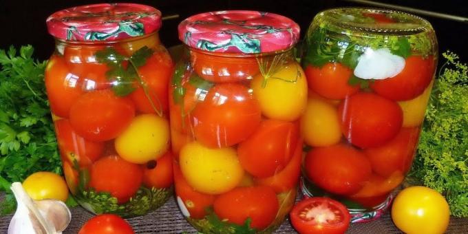 Rezepte: marinierte Tomaten mit Kräutern