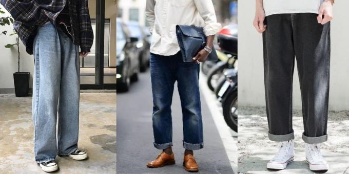 Breite gerade Jeans für Männer - 2019/2020