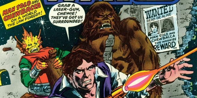 George Lucas: eine Reihe des Marvel-Comics ins Leben gerufen, und der Markt trat ein literarisches Skript vor Veröffentlichung des Films, angepasst aus einem Buch