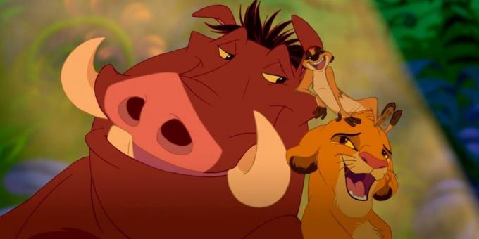 Cartoon „The Lion King“: das Lied eng in die Erzählung eingewoben ist, angetrieben durch die Wirkung, die Zeichen zeigen