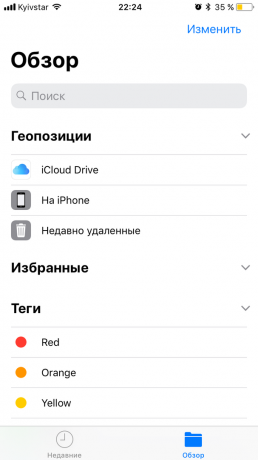 iOS 11: Dateien