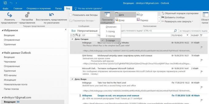 Microsoft Outlook: Vorschau E-Mails