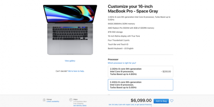 eine bessere Leistung für das gleiche Geld: Apple hat eine neue 16-Zoll MacBook Pro veröffentlicht
