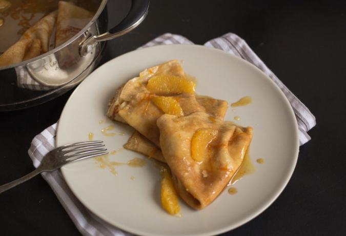 Französisch Pfannkuchen: Das fertige Gericht