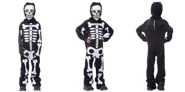 Skelett-Kostüm für Halloween