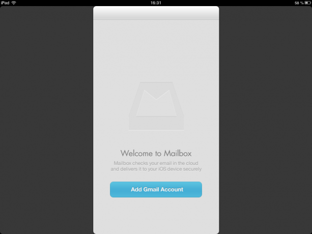 Mailbox für iPad willkommen