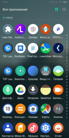 Launcher für Android: Evie Launcher (alle Anwendungen)