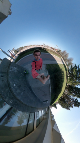 Giroptic iO: Foto in Little Planet-Modus