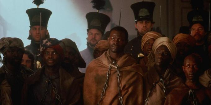 Aufnahme aus dem Film über die Sklaverei "Amistad"