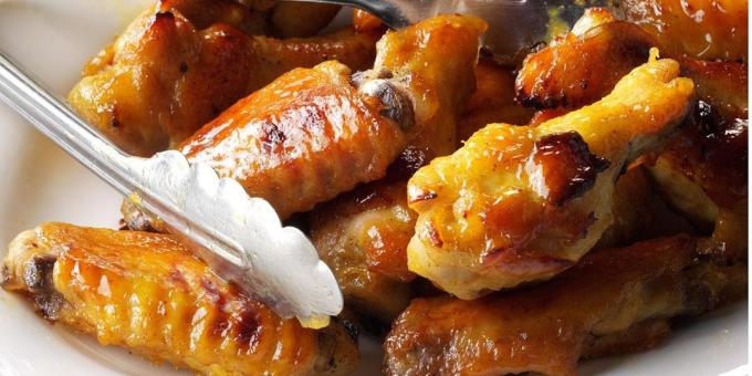 Chicken Wings in Honig-Senf-Sauce