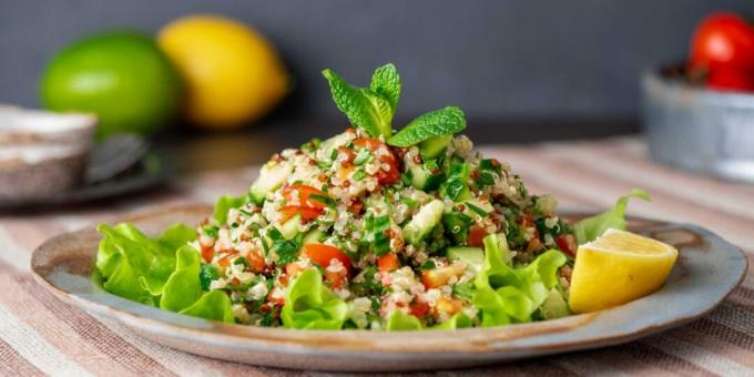 Quinoa Tabouleh-Salat