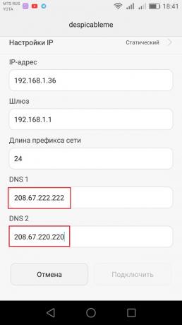 Wie Einrichten von DNS-Server auf Android