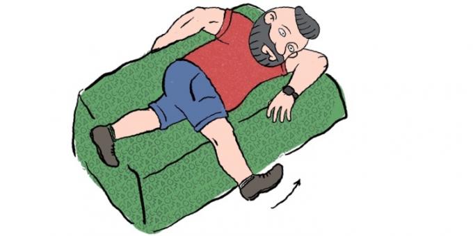Wie wird man von Muskelschmerzen zu befreien: Entspannung der Taille liegt