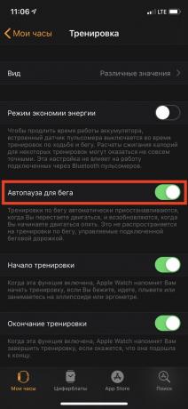 Smart-Armband Apple-Watch: Auto Pause auf dem iPhone