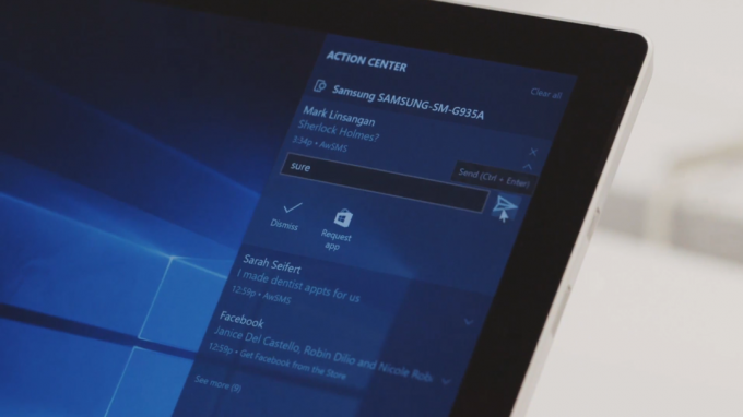Synchronisieren Sie Ihre Handy-Meldungen auf Ihren PC Windows 10 Anniversary-Update
