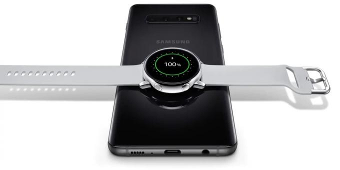 Galaxy Uhr aktiv: Smartwatch mit drahtloser Lade Unterstützung