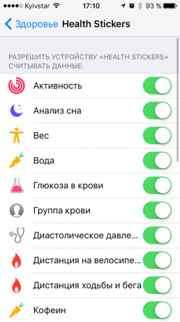 Gesundheit Aufkleber für iOS