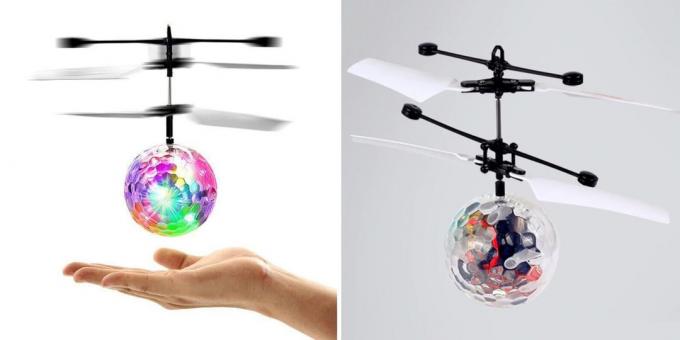 Glühende Hubschrauber-Drohne: was Ihr Kind zu geben,