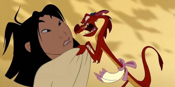 Drachen-Cartoons: Mulan