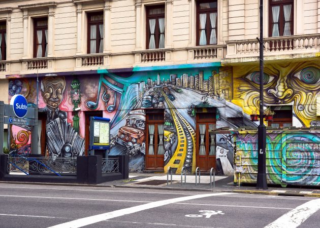 Besuch Argentinien: Graffiti