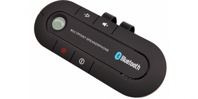Bluetooth-Headset an der Maschine