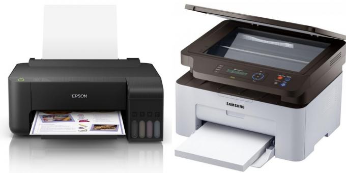 Wie man einen Drucker auswählen