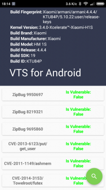 VTS für Android wird das Gadget für Schwachstellen testen