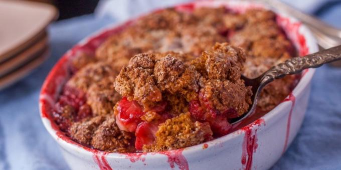 Rezepte mit Erdbeeren: Schnellkuchen mit Erdbeeren