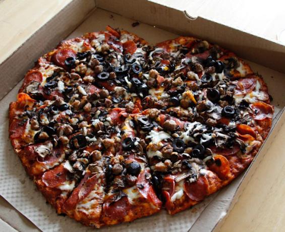 Geschenke zum Valentinstag: Pizza