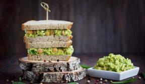 Vegane Kichererbsen-Avocado-Sandwiches