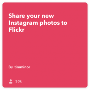 IFTTT des Tages: Wie Fotos von Instagram sparen