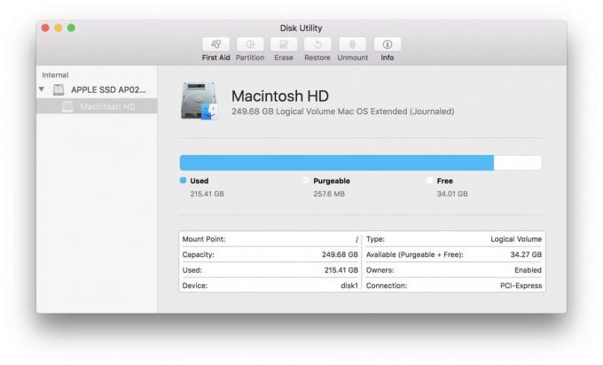 Computer mit macOS schaut nicht die Festplatte: Festplatten-Dienstprogramm