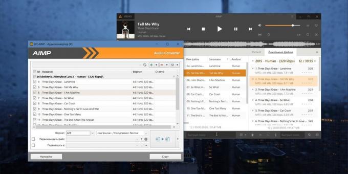 Audio Converter für Windows, MacOS und Linux: AIMP